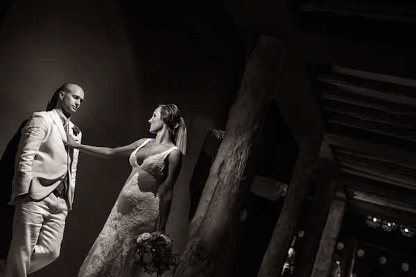 bride and groom portrait, photo by Zasil Studio | via junebugweddings.com