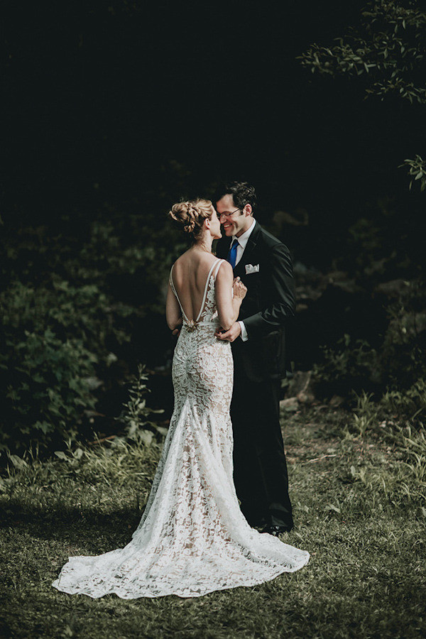 first look, photo by Bradford Martens | via junebugweddings.com