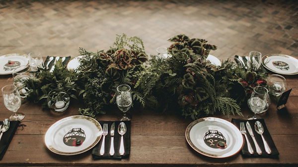 garden wedding decor, photo by Bradford Martens | via junebugweddings.com