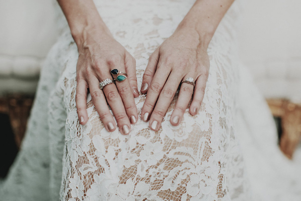 bride's wedding accessories, photo by Bradford Martens | via junebugweddings.com