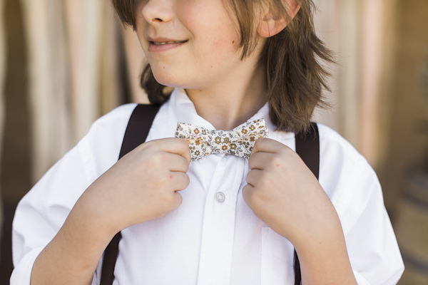adorable bow ties for kids, photo by Rachel Solomon | via junebugweddings.com