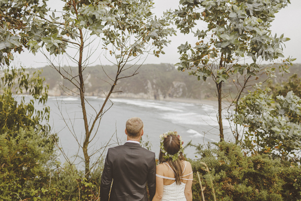 destination elopement on the Playa de las Catedrales in Spain, photo by Ed Peers | via junebugweddings.com