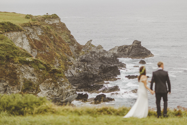 destination elopement on the Playa de las Catedrales in Spain, photo by Ed Peers | via junebugweddings.com