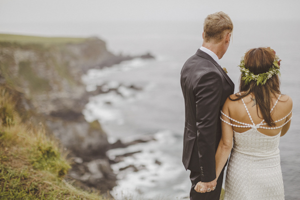 destination elopement on the Playa de las Catedrales in Spain, photo by Ed Peers | via junebugweddings.com