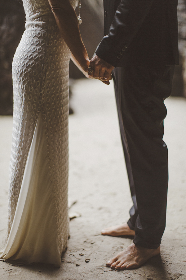 destination elopement on the Playa de las Catedrales in Spain, photo by Ed Peers | via junebugweddings.com