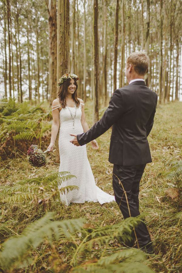 destination elopement on the Playa de las Catedrales in Spain, photo by Ed Peers | via junebugweddings.com