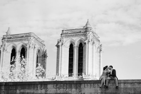 Paris engagement photo by Cengiz Ozelsel of Adagion Studio | via junebugweddings.com