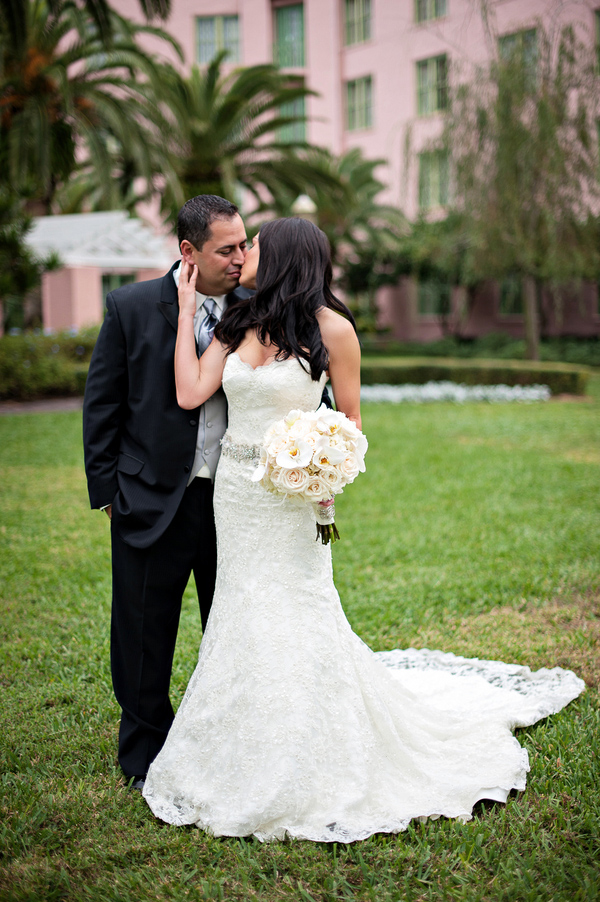 glamorous bridal party style, photo by Kristen Weaver Photography | via junebugweddings.com