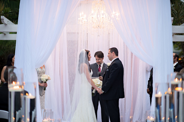 glamorous bridal party style, photo by Kristen Weaver Photography | via junebugweddings.com