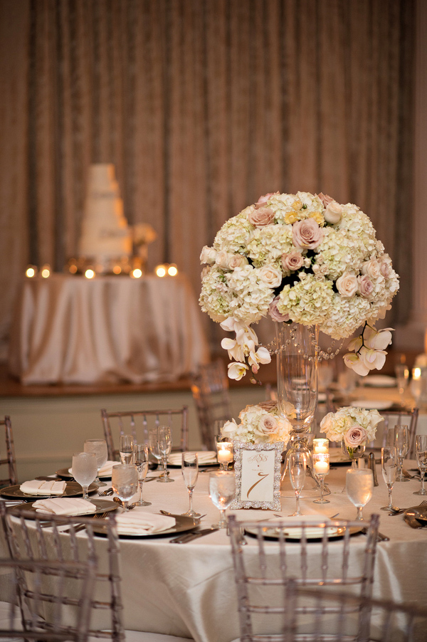 glamorous bridal party style, photo by Kristen Weaver Photography | via junebugweddings.com