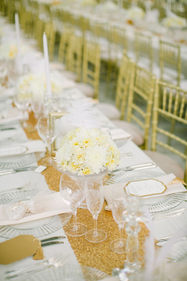 gold and cream wedding in Johannesburg, South Africa, photo by Adam Alex | via junebugweddings.com