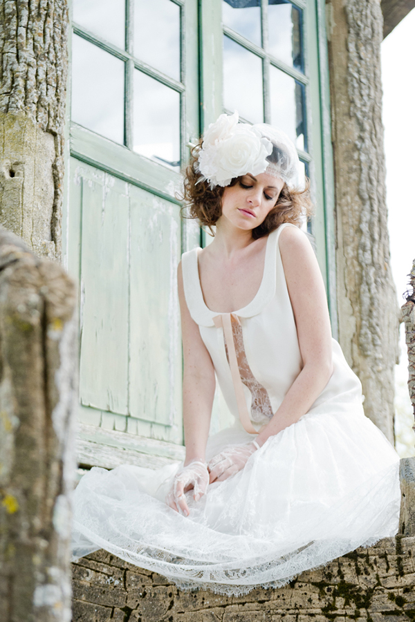 couture wedding dresses from Confidentiel Création | via junebugweddings.com