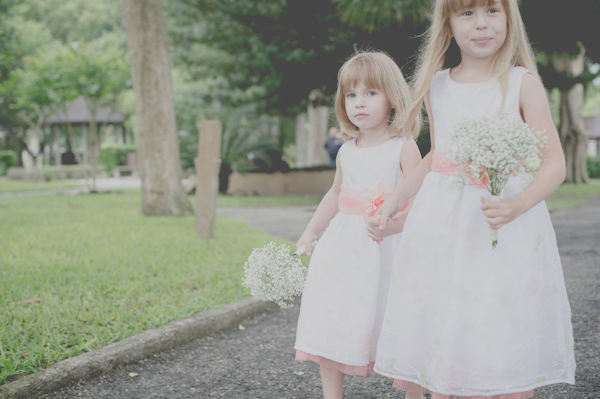 flower girls, photo by Still55 Photography | via junebugweddings.com