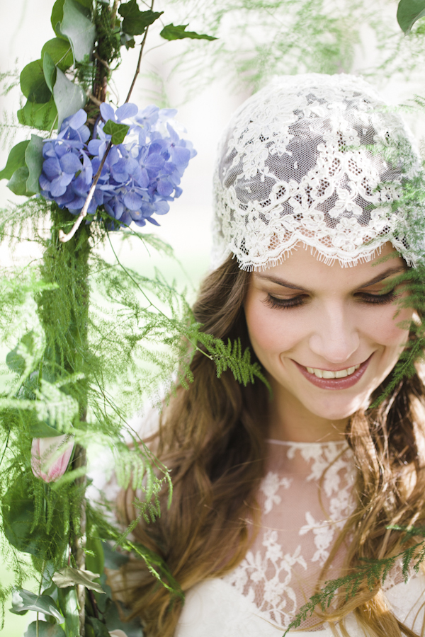 Parisian elopement inspiration photo shoot at the Château de Challain, photo by Cat Hepple Photography | via junebugweddings.com