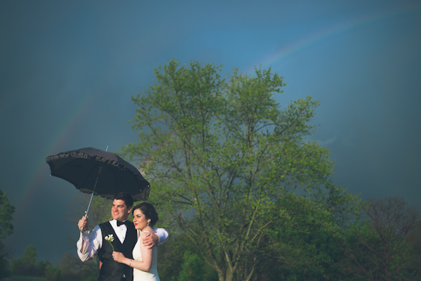 secret garden wedding in Baltimore, photo by L Hewitt Photography | via junebugweddings.com
