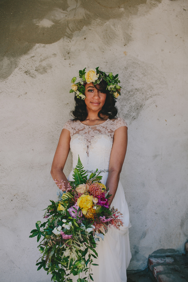 whimsical garden wedding in Boony Doon, California, photo by Sun + Life Photography | via junebugweddings.com (23)