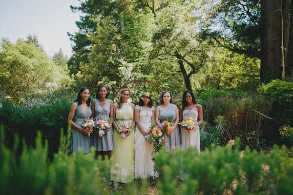 whimsical garden wedding in Boony Doon, California, photo by Sun + Life Photography | via junebugweddings.com (15)