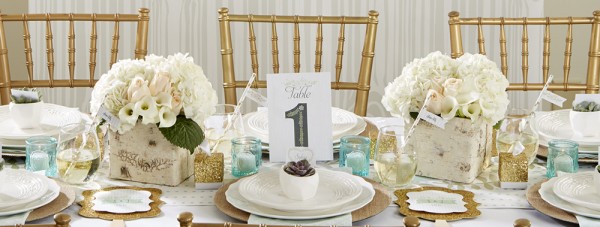 rustic table setting