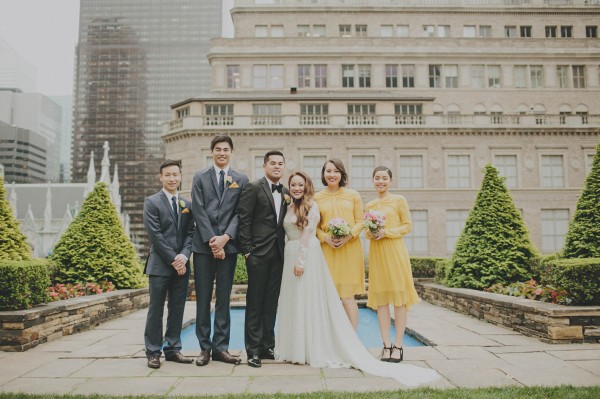 bridal party portrait