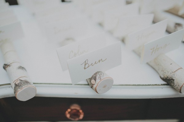 nature-inspired place cards