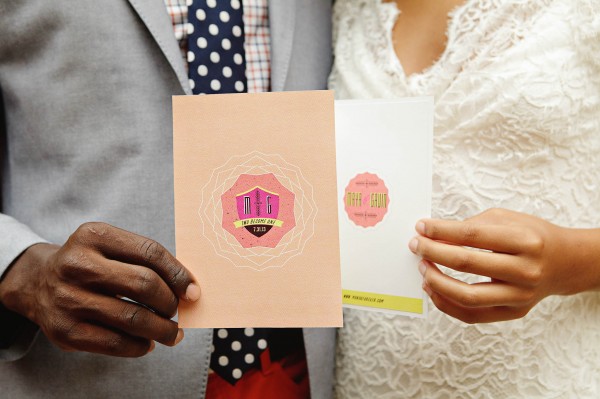 sorbet inspired wedding invitations