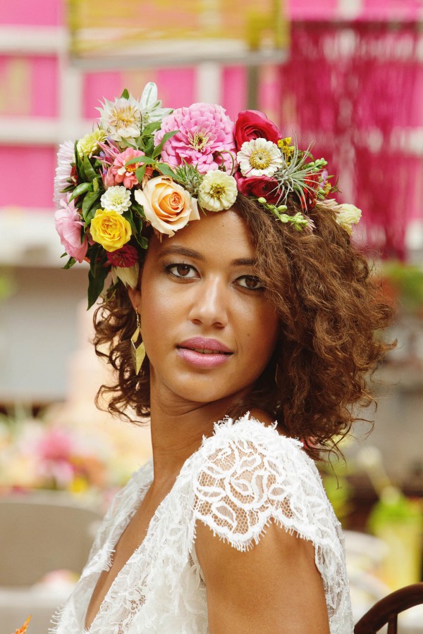 gorgeous floral crown