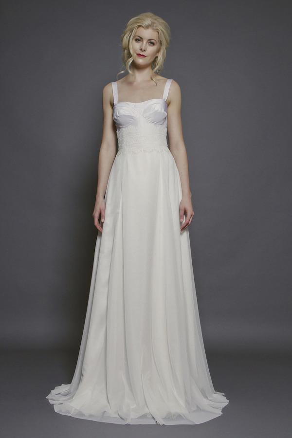 Veronica Sheaffer bustier bodice wedding dress