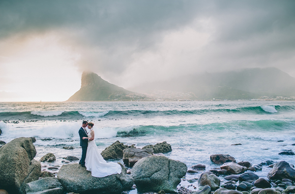 beach weddings in South Africa, photo by Kristi Agier | via junebugweddings.com
