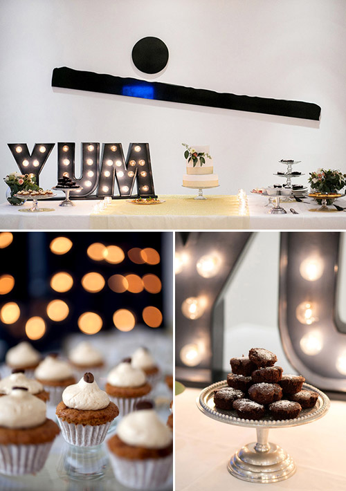 dessert table marquee