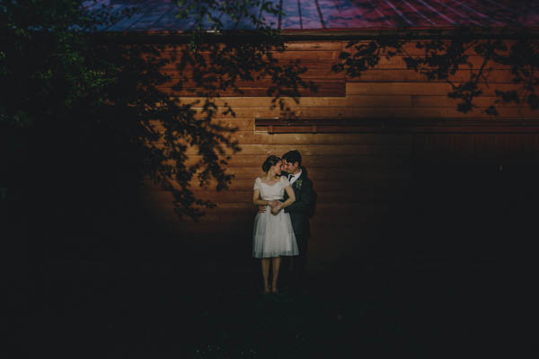 Elegant DIY Wedding at the Historic Prallsville Mills couple's portrait, photo by Storytellers & Co | via junebugweddings.com