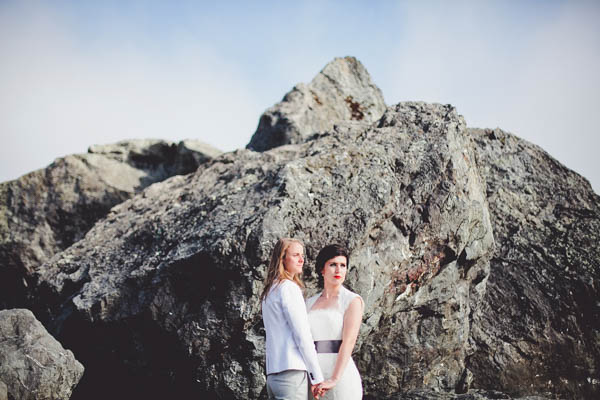 Northern California coast couple portrait