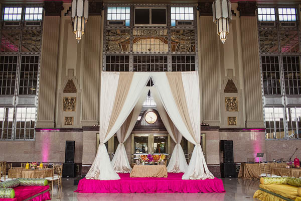 elegant Indian wedding ceremony space