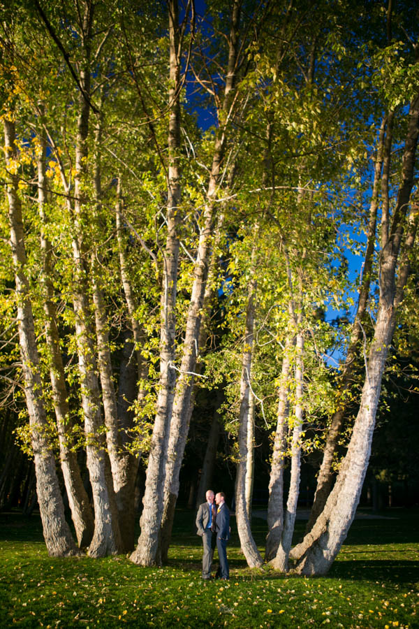 outdoor Lake Tahoe wedding couple's portrait, photo by Bogdan Condor | via junebugweddings.com
