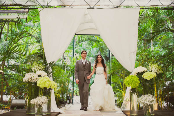 breathtaking outdoor wedding in Brazil ceremony decor, photo by Marina Lomar | via junebugweddings.com