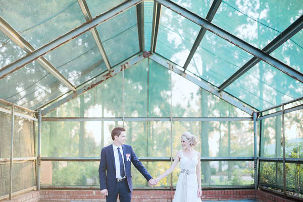 greenhouse couple's portrait