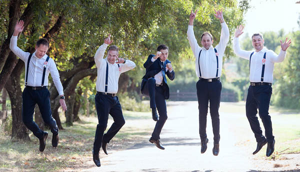 fun groomsmen portrait