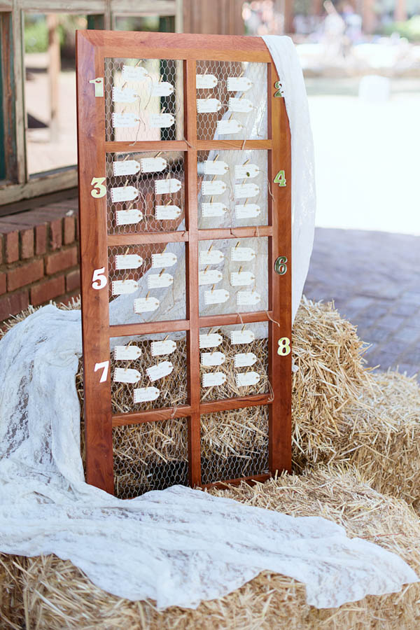 rustic table assignment idea