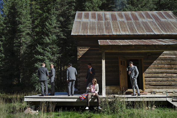 Dunton Hot Springs rustic mountain wedding venue, photo by Chowen Photography | via junebugweddings.com