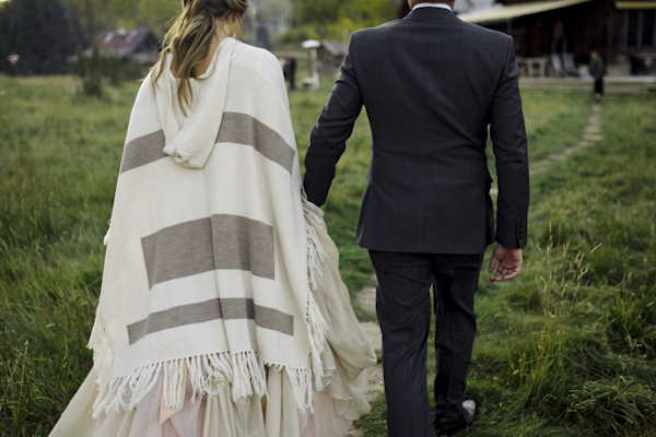 rustic mountain wedding bridal style, photo by Chowen Photography | via junebugweddings.com