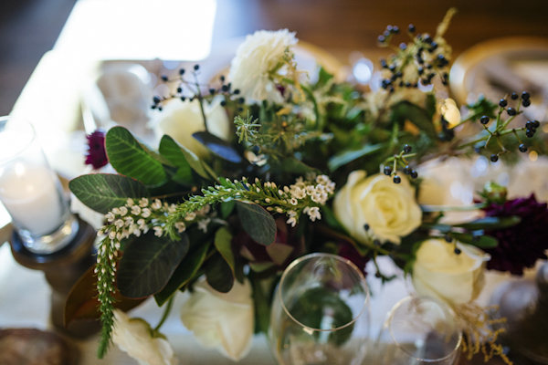 rustic mountain wedding decor, photo by Chowen Photography | via junebugweddings.com