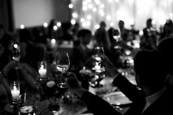 rustic mountain wedding reception, photo by Chowen Photography | via junebugweddings.com