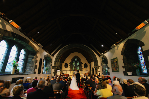 church wedding ceremony, photo by Sansom Photography | via junebugweddings.com