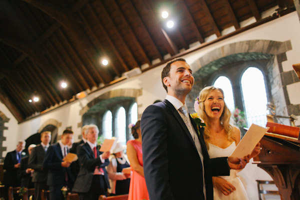 church wedding ceremony, photo by Sansom Photography | via junebugweddings.com