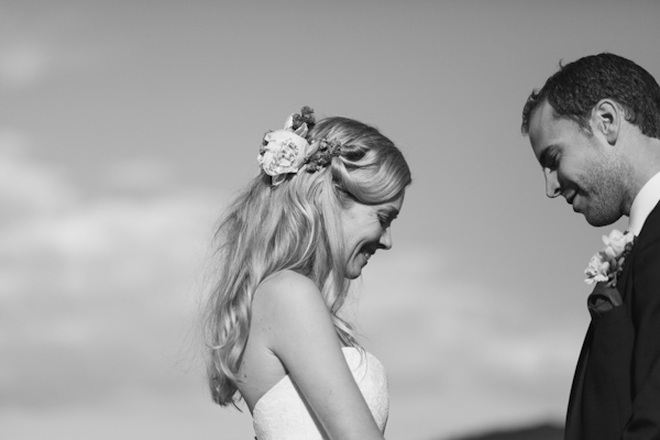 garden wedding portrait, photo by Sansom Photography | via junebugweddings.com