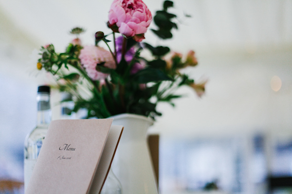 garden party wedding decor, photo by Sansom Photography | via junebugweddings.com