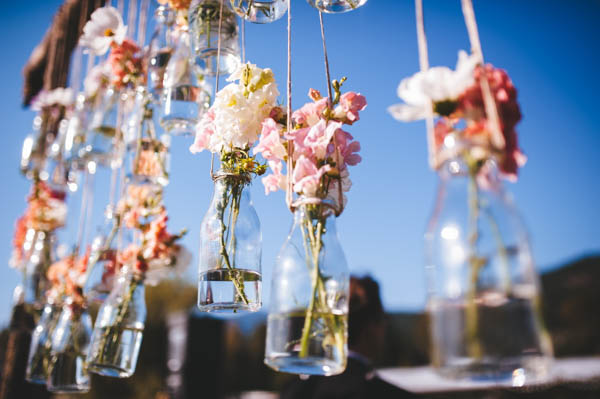 hanging flower vase decor