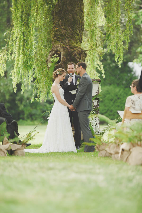 beautiful outdoor ceremony space