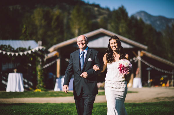 bride and her father's entrance