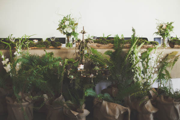 natural green wedding flowers