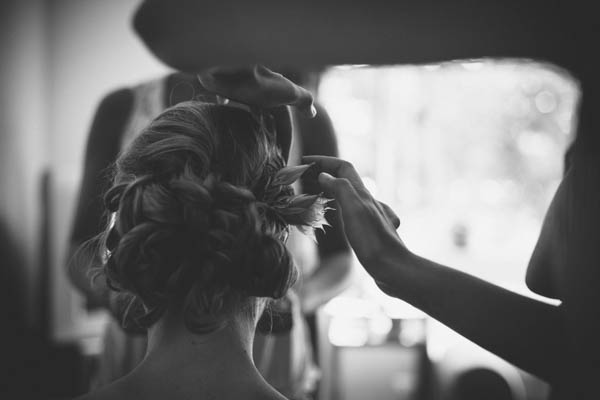 elegant wedding updo